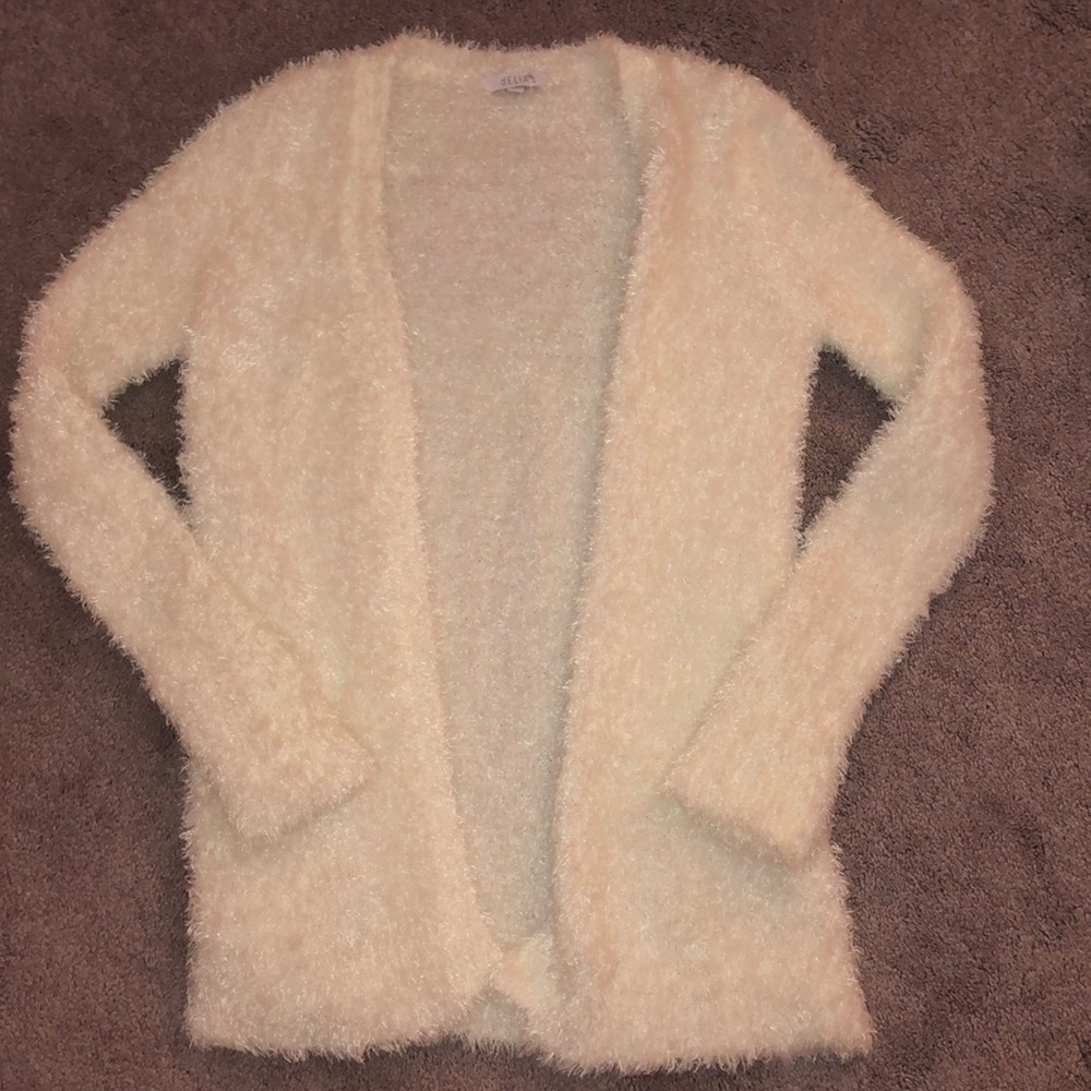 Fuzzy cardigan